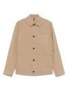 Incotex Lightweight Bomber Jacket In Neutrals