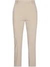 Incotex Tailored Trousers With Back Pockets And Belt Loops In Nude