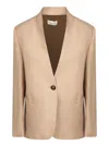 Incotex Leda Dark Beige Linen Jacket