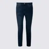Incotex Straight Leg Five-pocket Trousers With Belt Loops In Blue