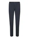 Incotex Dark Blue Slim Pants In Blue
