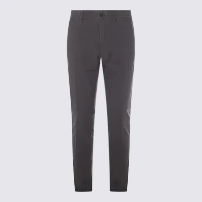 INCOTEX DARK GREY COTTON PANTS