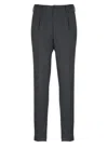 Incotex Wool Pants In Black