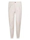 Incotex Trousers With Tapered Leg And Pockets In Neutral