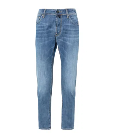 Incotex Denim Trousers In Blue