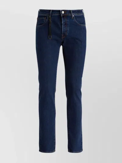 Incotex Denim Trousers With Belt Loops