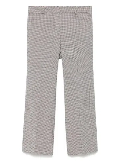 Incotex Desire Cotton Blend Checked Trousers Clothing