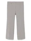 Incotex Desire Cotton Blend Checked Trousers In Neutrals