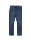 Incotex Jeans With Lightened Effect In Blue