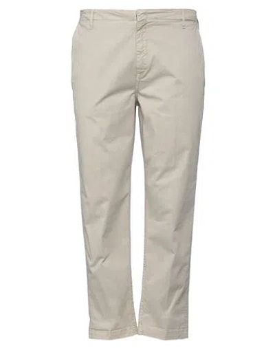 Incotex Dondup Man Pants Taupe Size 34 Cotton, Elastane In Grey