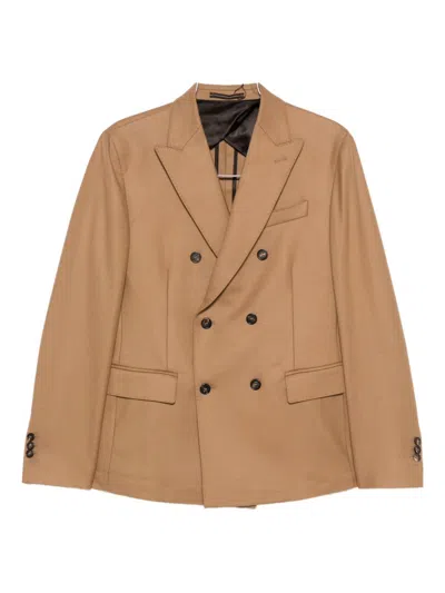 INCOTEX INCOTEX DOUBLE-BREASTED BLAZER