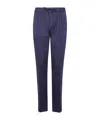 Incotex Drawstring Casual Pants In Black