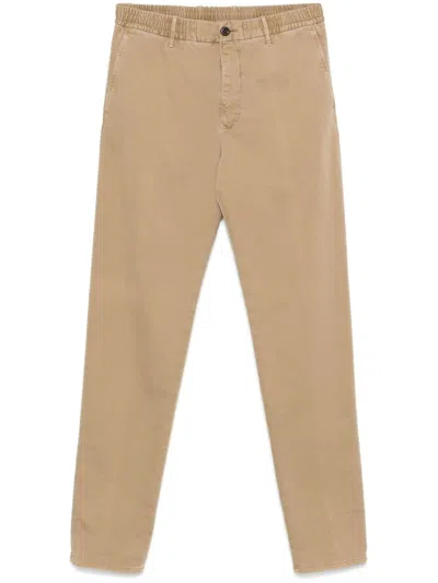 Incotex Tapered Trousers In Neutrals