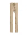 Incotex Drawstring Slim-fit Trousers In Nude