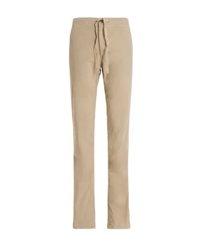 Incotex Drawstring Slim-fit Trousers In Nude