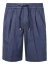 Incotex Regular Fit Pleated Front Shorts