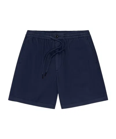 Incotex Drawstring-waist Corduroy Shorts In Blue