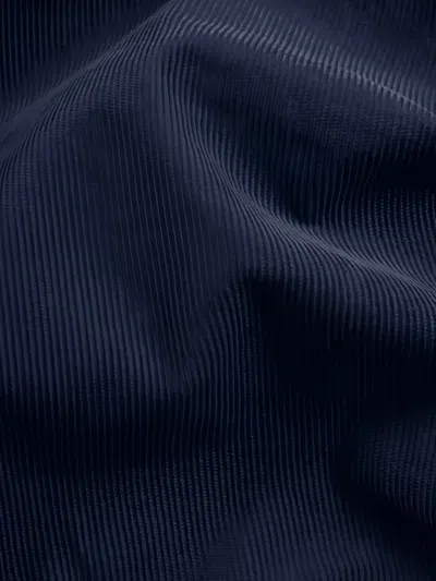 Incotex Drawstring-waist Corduroy Shorts In Blue