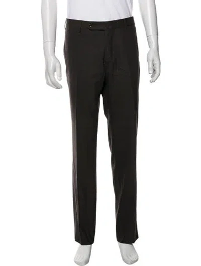 Pre-owned Incotex Dress Pants In Brown