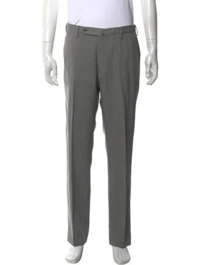 Pre-owned Incotex Dress Pants In Gray