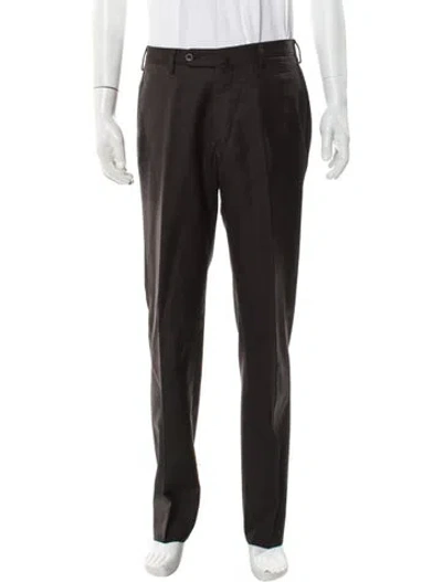 Pre-owned Incotex Dress Pants In Green