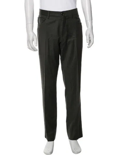 Pre-owned Incotex Dress Pants In Green