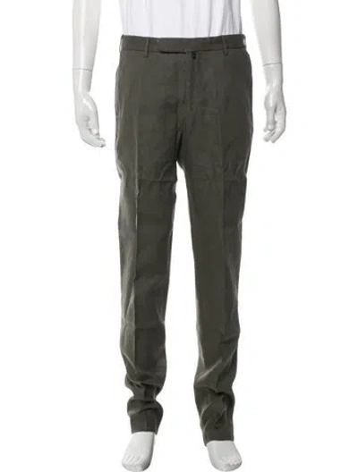 Pre-owned Incotex Dress Pants In Green