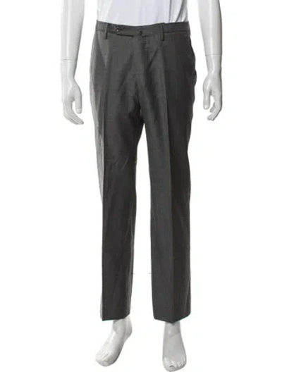 Pre-owned Incotex Dress Pants In Grey
