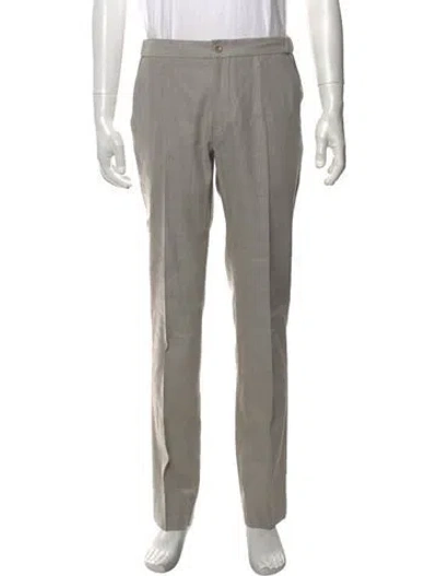 Pre-owned Incotex Dress Pants In Grey