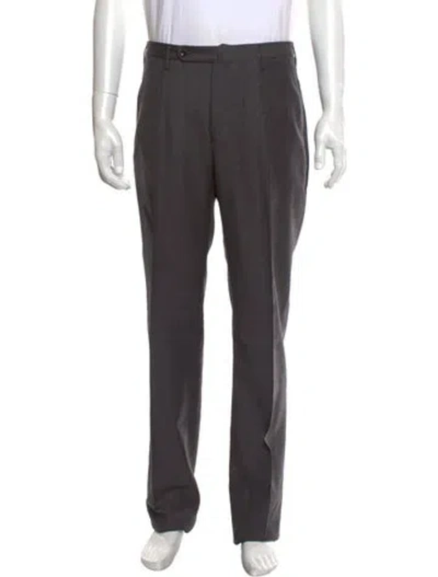 Pre-owned Incotex Dress Pants In Grey