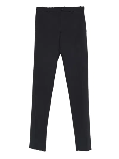 Incotex Elastic-waistband Trousers In Black