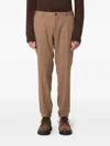 Incotex Elasticated Trousers In Brown
