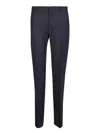 Incotex "chino Straight Fit" Trousers In Blue