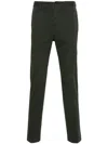 Incotex Tailored Trousers With Pockets And Loops In Green