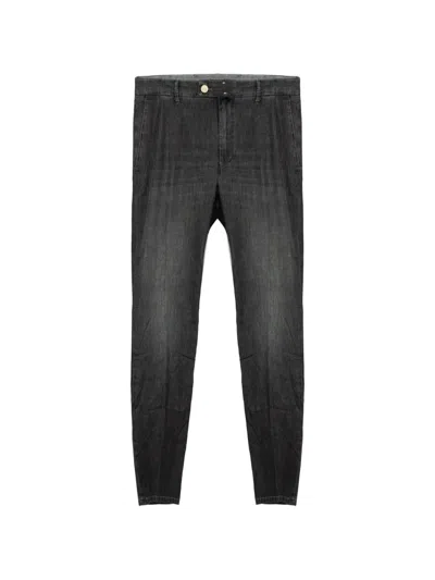 Incotex Faded-effect Jeans In Gray