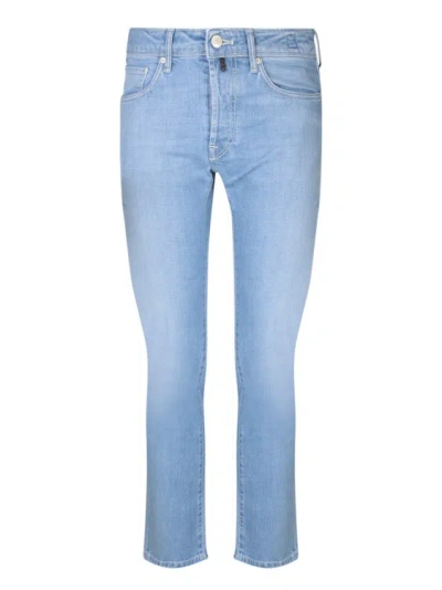 Incotex Five-pocket Jeans In Lightweight Denim In Blue