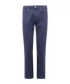 Incotex Five-pocket Trousers In Blue