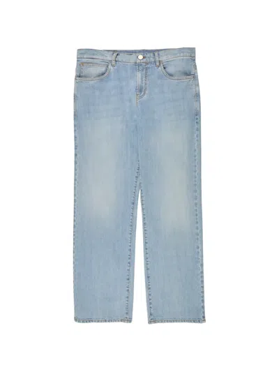 Incotex Five-pocket Boyfriend Jeans In Blue