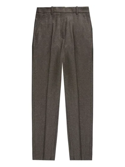 Incotex Flannel Trousers In Gray