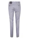 Incotex Slim Fit Virgin Wool Trousers With Pleats In Gray