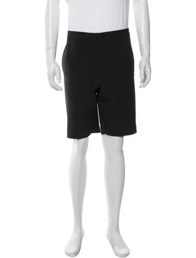 Pre-owned Incotex Flat Front Shorts In Black