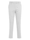 Incotex Flat-front Trousers In Gray