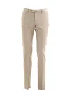 Incotex Flat-front Trousers In Neutral