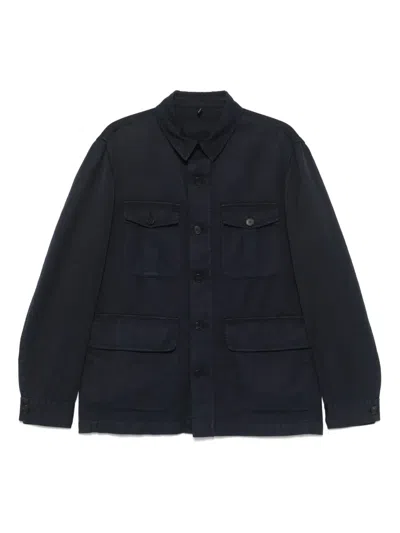Incotex Four-pocket Jacket In Blue