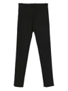 Incotex Frayed-hem Pants In Black