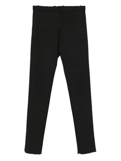 INCOTEX FRAYED-HEM PANTS