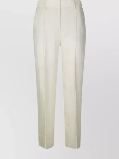 Incotex Front Pleated Cuffed Hem Trousers
