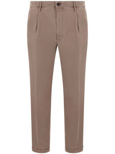 Incotex Trousers In Beige