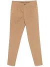 Incotex Gabardine Trousers In Brown