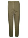 Incotex Galene Trousers With Pockets And Loops In Green